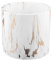 BAZEITFLOW 1pièce Pot De Fleurs Céramique Marbrée pour Plantes Succulentes Élégant Et Compact pour Décoration Intérieure Et Extérieure