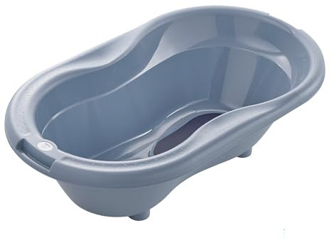 Rotho Babydesign TOP Badewanne - recycelt - Badewanne - Babybadewanne - Kinderbadewanne - Duschbadewanne - blau