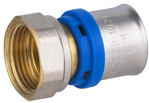 Raccord multicouche à sertir multi profils Ø26 - Femelle tournant 26x34 (1') NOYON & THIEBAULT