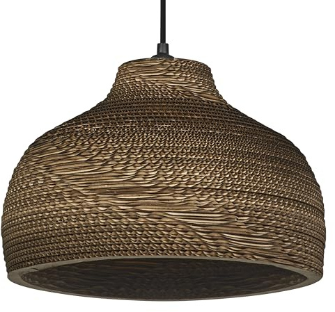 Osram Pendelleuchte Decor Cardboard Hat braun, E27 | Decor Cardboard Hat, Ceiling Luminaire, Braun, 360 mm dia, 1-Pack