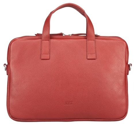 Jost Cuero bolsa de ordenador portátil bolso bandolera con compartimento para portátil Vika Laptop Case 15.6 Red rojo