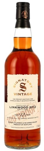 Linkwood 2012 Signatory Vintage 100 Proof Edition Single Malt Whisky (1x0,7l)