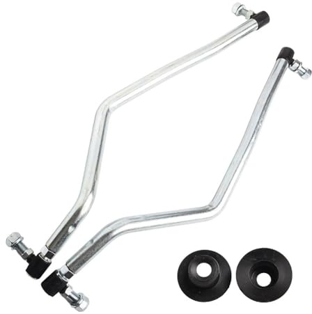 Getdoublerich Kit de 2 maillons de traînée, pièces de direction de tondeuse à gazon robustes pour tracteurs, composants de contrôle essentiels