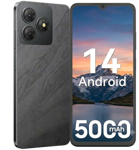 NexiPosket Mobile Phones 4G, Android Phone, Dual Sim Unlocked 64GB, Coal Black