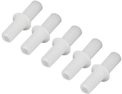 Vosarea 10 Stück 4 mm Winkel, gerade, für Luftventil, aus Kunststoff, Rohrleitung, für Aquarium-Fische
