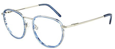 Edison & King Panto, Retro: Gil - die stylische Lesebrille mit Premiumgläsern (Blau, +2,50 dpt)