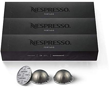 Nespresso VertuoLine Coffee Capsules, Fortado, 30 Count