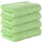 StickandShine 4er Set Premium Frottee Badetuch 100x150 cm in hellgrün in 500g/m² aus 100% Baumwolle