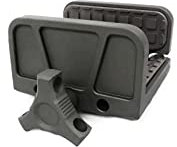 Gewehrsattelhalterung Gewehrklemme Stativhalterungsadapter Präzise Stativschießa (Aluminum alloy black.)