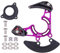 Kettenführung Aluminiumlegierung 32T-38T Drop Catcher Kit BB/ISCG-05 Klemmrollenrahmenstabilisator, lila