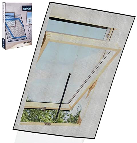 Mosquitera para Ventana de Techo, Color Negro, mosquitera, 120 cm x 140 cm, Malla para Moscas