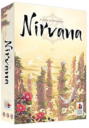 Nirvana (Spielmaterial in Deutsch & Englisch) | Brettspiel | Familie | 2-5 Spielende | Alter 8+ | 20 Min