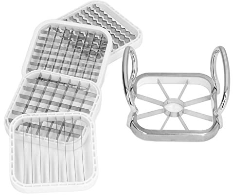 Apple Slicer, 8-Blade Extra Large Apple Corer, Heavy Duty Stainless Steel Apple Cutter and Divider