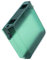 Scaffale Porta Coltelli, Scatola Porta Coltelli in Plastica Ultrasottile Fissata Al Muro per Cucina Porta Asciugatura Pentole Porta Coltelli da Cucina Organizzatore Porta Coltelli (Verde)