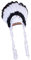 Dickly Feder-Kopfschmuck, Häuptling, Indianerhut, Kopfbedeckung, Foto-Requisiten, Kopfbedeckung, Stirnband für Leistung, Karneval, Kostüm, Maskerade, Stil b