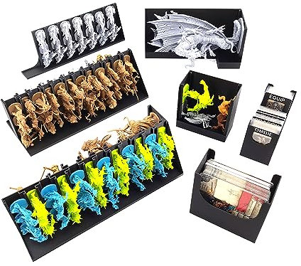 Zombicide: Friends and Foes & No Rest for the Wicked - Brettspiel Einsatz Insert Organizer