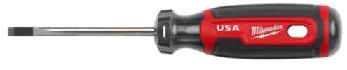 Milwaukee Électrique - 3/16 Cabinet 3 Cushion Grip Tournevis USA