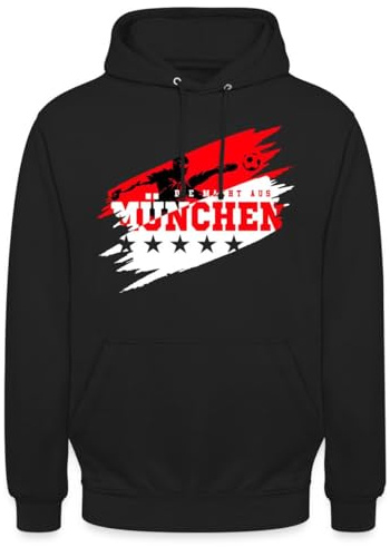 Die Macht Aus München Fußball Fan Unisex Hoodie Für Herren Und Damen