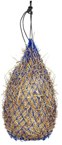 Bolsas para heno, redes de heno para caballos, alpacas, pequeñas aberturas, permite a los caballos, comer lentamente y mejorar la digestión, heno paja redes de alimentación (1)