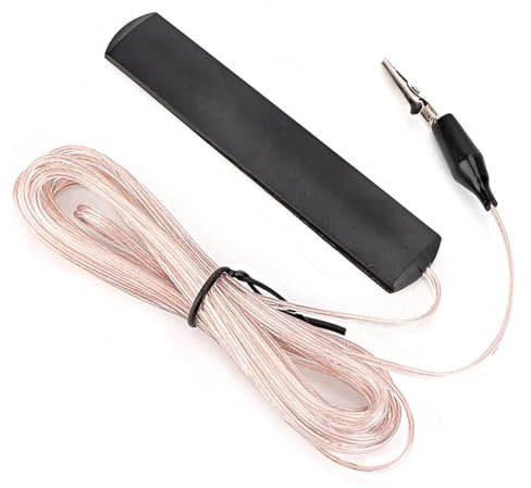 Antenna Stereo, Antenna Radio FM Antiusura a Doppio Filo 3,2 M con Guadagno 5 DB per la Casa,antenna