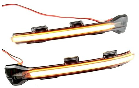 Blinker Seitenspiegel Für Golf MK7.5 Für GTI 7 7.5 R Für Rline Für GTD 2013-2020 Dynamischer Blinker MKVII Spiegellicht Klares Spiegelanzeigelicht