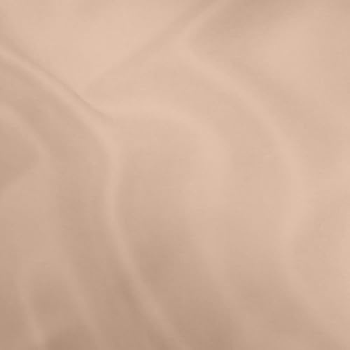 Traumschlaf Uni Mako-Satin Bettwäsche – seidig glatt & hautsympathisch aus 100% Baumwolle – edles Uni Design, atmungsaktiv & pflegeleicht – mit Reißverschluss – 2X Kissenbezug 80x80 cm, Taupe