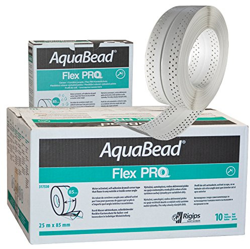 10x Rigips AquaBead Flex PRO 25m 85mm Kantenschutz selbstklebend