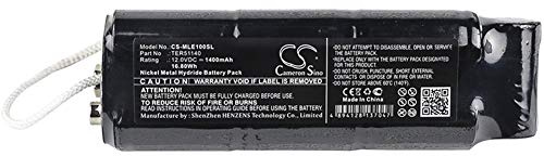 CS-MLE100SL Akku 1400mAh Kompatibel mit [Minelab] Excalibur 1000, Excalibur 800 Metal Detector, II Metal Detector, II PODS, Sword, Sword Detector Ersetzt TER51140