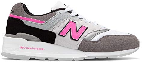 New Balance Homme Ml997v1 Chaussures de Sport, Gris Rose, 44 EU