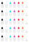 30 Pcs 30ml Precision Tip Applicator Bottles – 30 Translucent Bottles and 30 Colored Tips, Come with 5 Pcs Mini Funnel for DIY Quilling Craft, Acrylic Painting