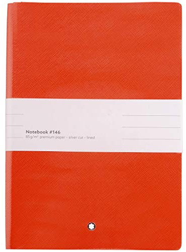 Montblanc Notizbuch #146 Fine Stationery, Ledereinband Modena Red, linierte Seiten, 14x9cm, 124019
