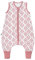 emma & noah Baby Schlafsack mit Füßen 2.5 TOG, Strampelsack für den Herbst und Winter, Bio-Baumwolle, OEKO-TEX Zertifiziert, Kuscheliger Schlafsack für Neugeborere (Rauten Rosa, 70 cm)