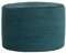 Icon Milano Hocker, Blaugrün, Flauschiger Cord Stoff, Sitzsack Cord, Sitzpuff Hocker mit Füllung, Fußhocker für das Wohnzimmer, Deko Wohnzimmer