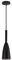 Lámparas Colgantes De Techo Modernas LED Lluminación Colgante Metal Lampara Cocina Salon Colgante E27 220v (Negro)