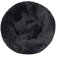 Aliuciku Hundebett Kissen Hundebett Haus Haustier Kissen Bett Hundehütte Super Weich Flauschig Bequem Für Katze Hundehaus (Color : Schwarz, Size : S 50cm)