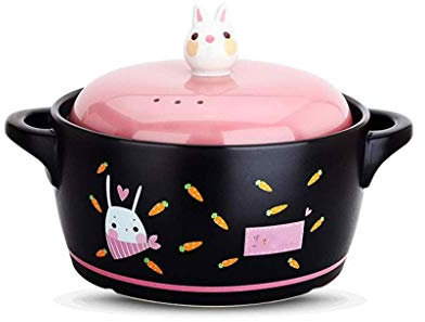 Korean Cooking Korean Stone Bowl, Sizzling Hot Pot for Bibimbap and Soup - Premium Ceramic (4.3L)