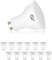 GY 12-er Pack GU10 LED leuchtmittel, 6W (entspricht 60-W-Glühbirne) 450 Lumen, 6500 Kelvin Kaltweiß, 120° Abstrahlwinkel Reflektor lampe, Weiches und gleichmäßiges Licht, Nicht dimmbar…