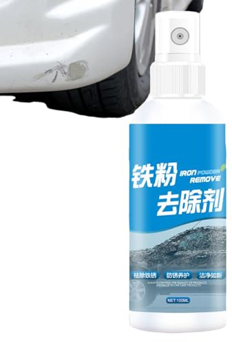 Gusengo Rust Cleaner Spray, Efficient Rust Remover For Car, Car Wheel Cleaner Spray Cleaning Agent Helps With Rust Prevention & Protection Iron Remover Bumper Car Wheels