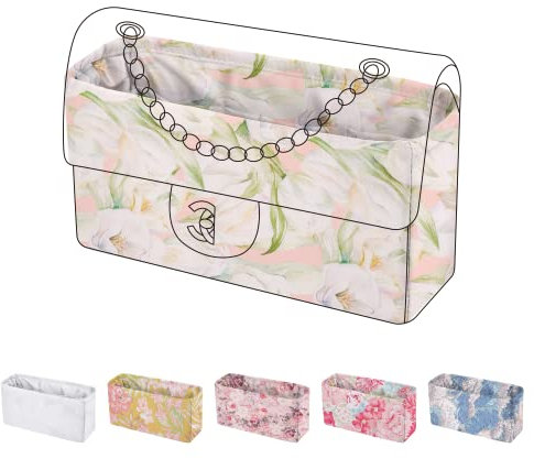 ArcDiary Anpassen Handtasche Organizer Einsatz für Chanel CF Classic-flap Taschen, Bietet 55 Farben zur Auswahl