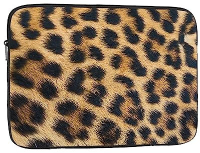Rough Leopard print Printed Laptop Case Handtaschen Laptop Tasche Aktentasche Stoßfest Schutzhülle 13 zoll