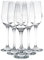 Queensway Home & Dining 200ml Box Set of 6 Glass Stemmed Champagne Prosecco Wine Flutes Glasses Tumblers