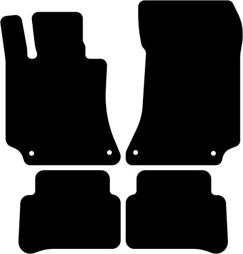 Kovvar Fußmatten passend für Mercedes E-Klasse W212/S212 2009-2016 Passend zur Ausführung: Limousine/T-Modell Facelift | Qualität: Basic