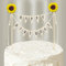 Happy Birthday Tortendeko, Vintage Wimpelkette Cake Topper Geburtstag, Happy Birthday Kuchen Deko, Torten Topper Girlande für Geburtstag Dekoration