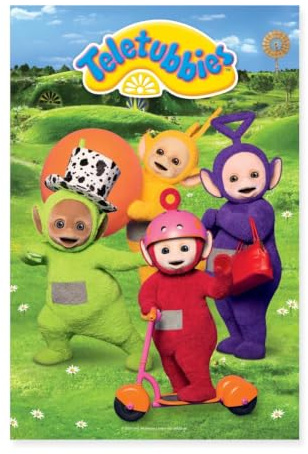 Spreadshirt Teletubbies Im Teletubby-Land Poster 40x60 cm