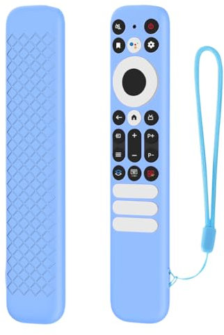 Fiorky Étui de télécommande en Silicone pour TCL RC902V/TCL-RC802NU1, Housse de Protection Lavable, antidérapante, résistante aux Chocs, Manchon de Protection pour contrôleur avec lanière