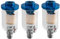 Bestgle 3pz Filtro per Pistola per Verniciatura a Spruzzo, Mini Filtro Aria Compressa Separatore Trappola Acqua 1/4 Filtro Separatore per Pistola per Verniciatura