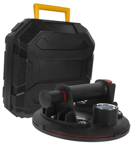 Mobestech Elevador De Vidrio y Baldosas Herramienta De Ventosa De Vacío Fuerte Mango Antideslizante y Seguro