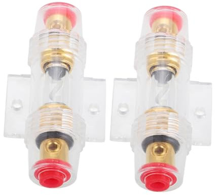 BUGUUYO 2st Car-Audio-modifikation Transparente Stromversorgung Puzzle-pinzette Automatische Werkzeuge Modifiziertes Netzteil Lanyard Für Handyhüllen Lampenzubehör-buchse Zinklegierung