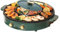 Parrilla De Mesa De Placa Caliente Parrilla Eléctrica Portátil, 1360 W De La Sartén Multifuncional De Teppanyaki, Control De Doble Temperatura, para 3-12 Personas