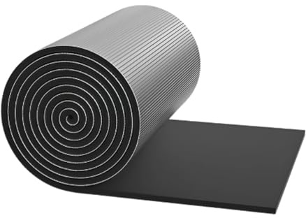 Dämmmatte mit Alubeschichtung Selbstklebend，Aluminium-Schaum-Isolierung reflektierend， Auto Schallschutzmatte , Feuerfest Dämmung Isolierung Schallschutz.(1*9m/3.2*30ft,25MM(THK))